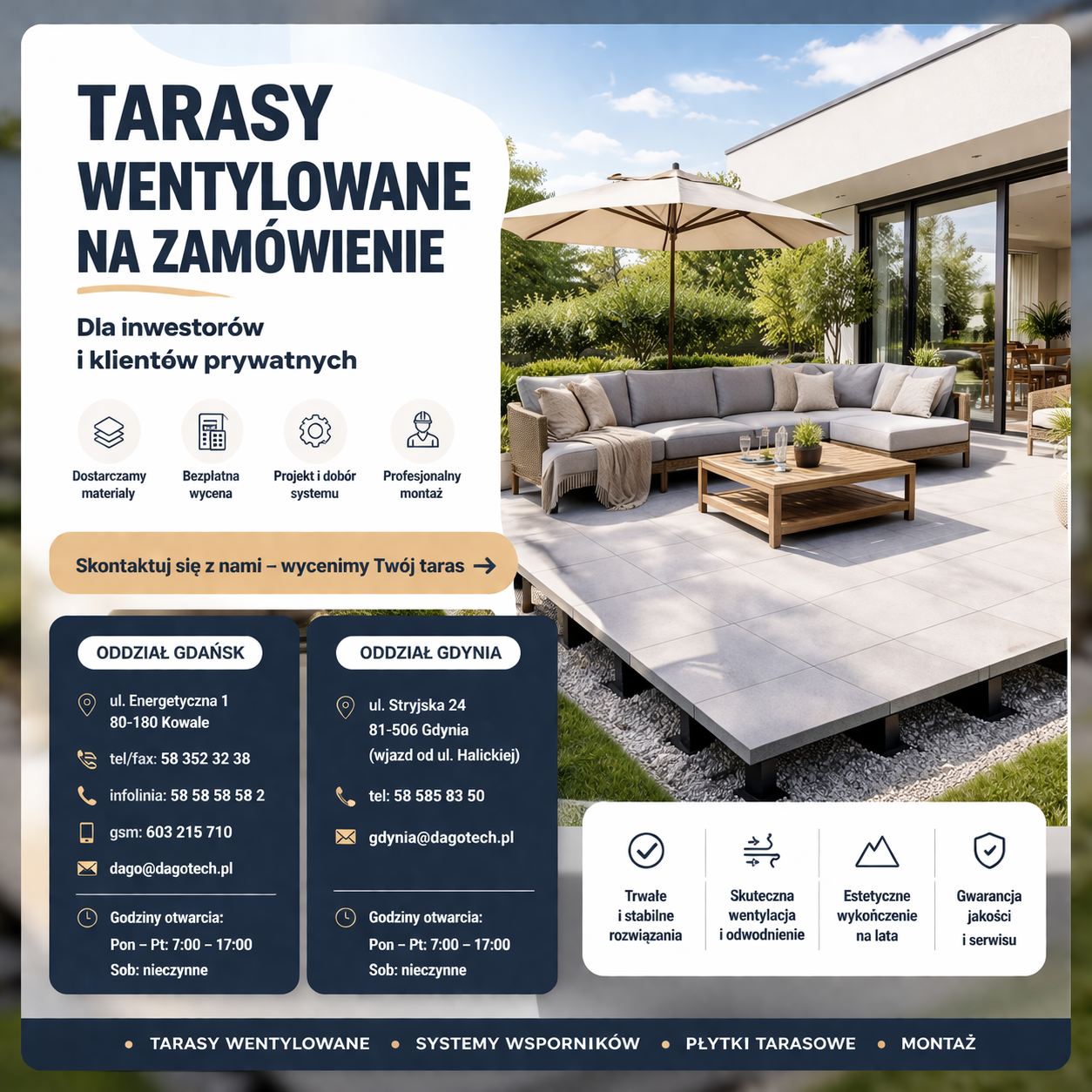 taras wentylowany trojmiasto realizacja wycena 1